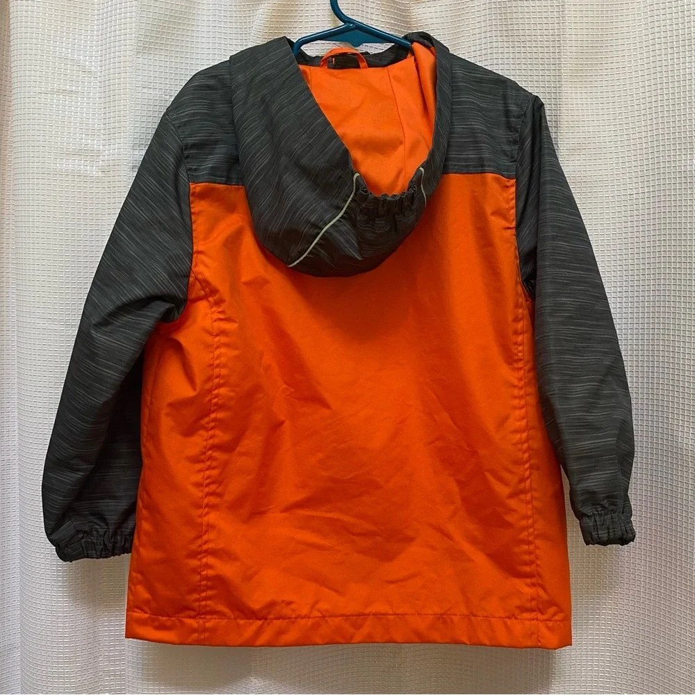Boys FADED GLORY Hooded Zip Up Lightweight Windbreaker Jacket Size XS